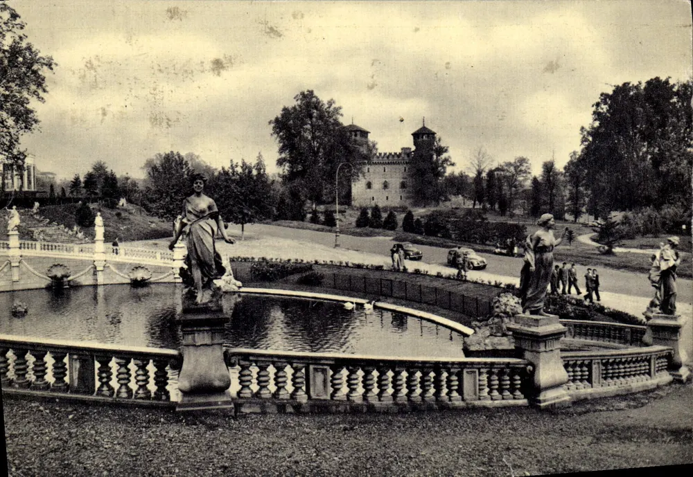 Valentino - Fontana delle Stagioni — Jardim de Valentino, Turim — editor desconhecido, n° de série 1125/15 - Frente
