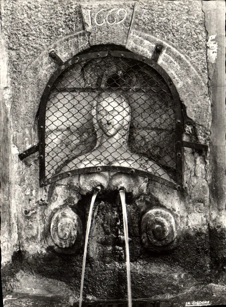 Fontaine de la Cigogne — 1669 — Éditions La Cigogne - Frente