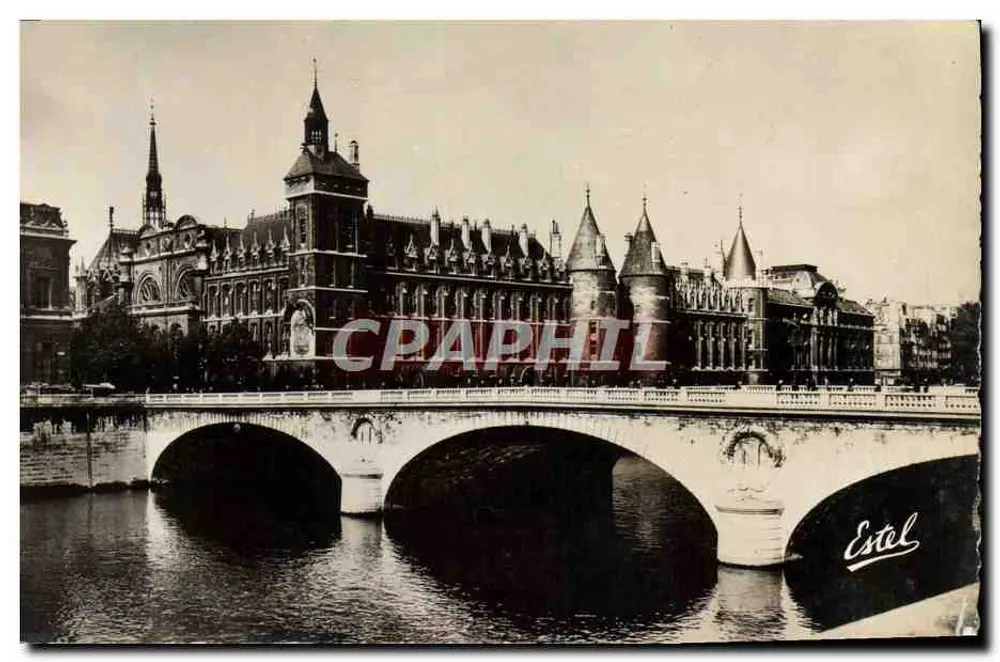 Pont au Change e Palácio de Justiça — Paris — Edições de Luxo Estel - Frente