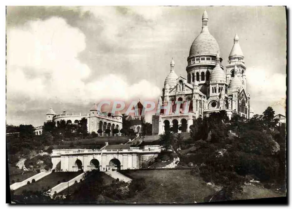 Sacre-Cœur de Montmartre — Paris — Edições O.P. Paris - Frente