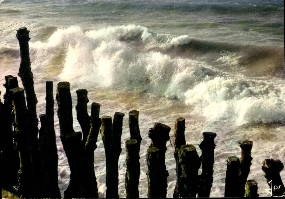 Stürmisches Meer an der Küste von Saint-Malo — Bretagne in Farben — Art Editions 10S — n° 7510 - Vorderseite
