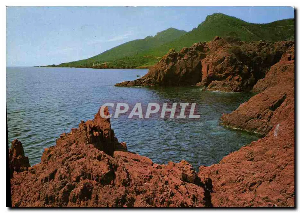 Les rochers du Trayas — Côte d'Azur — Éditions Art Montillet - Recto