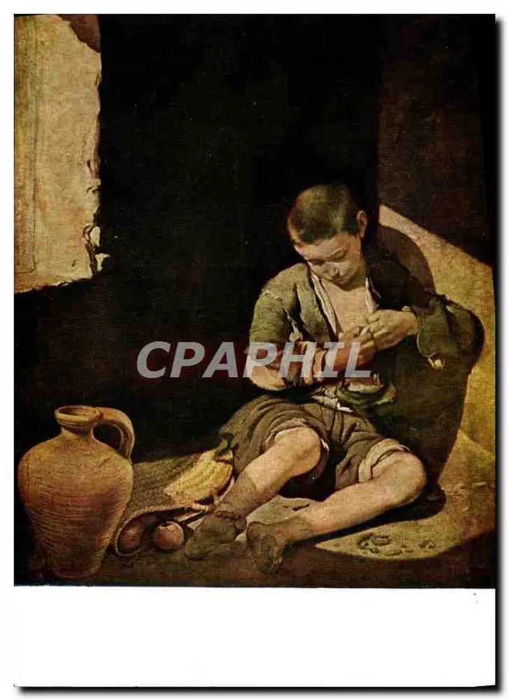 युवा भिखारी — बर्थोलोमे एस्टेबन मुरिल्लो (1616-1682) — ले एडिशन्स होमिस, पेरिस - आगे