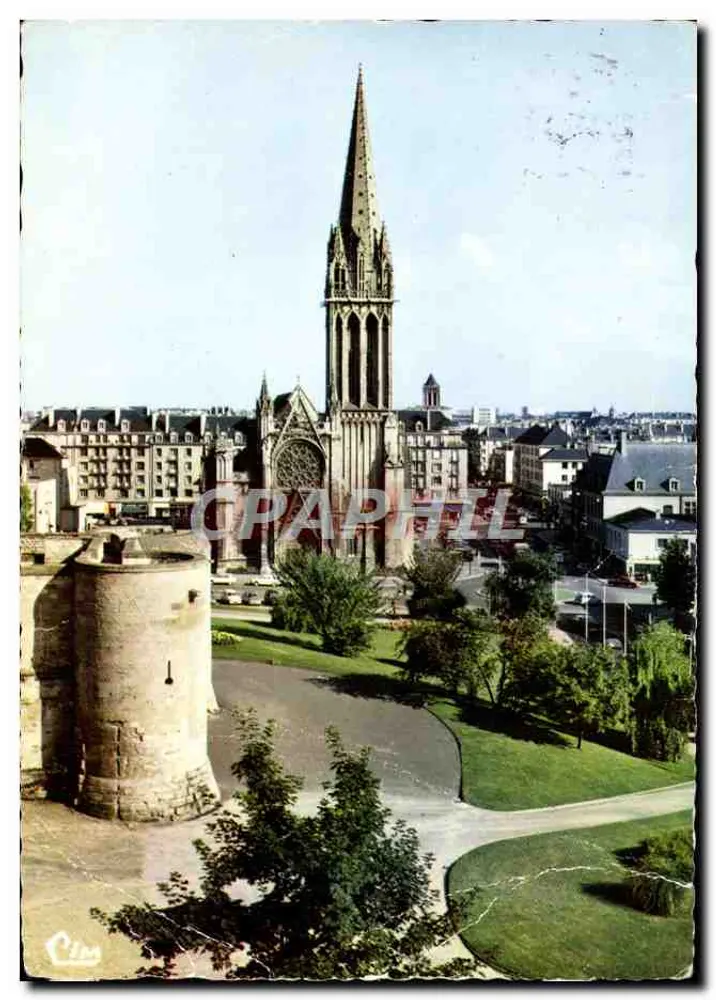 O Castelo e a Igreja de São Pedro — Calvados — editor Cino - Frente