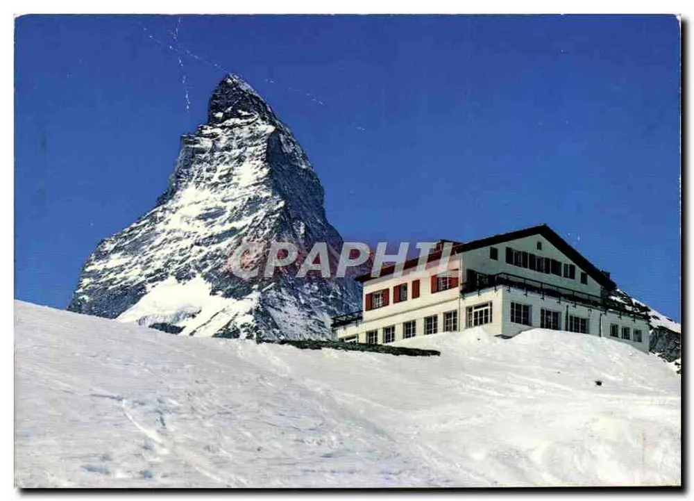 Matterhorn — Blick auf das Hotel Schwarzsee in Zermatt — Photo Klepfenstein - Vorderseite