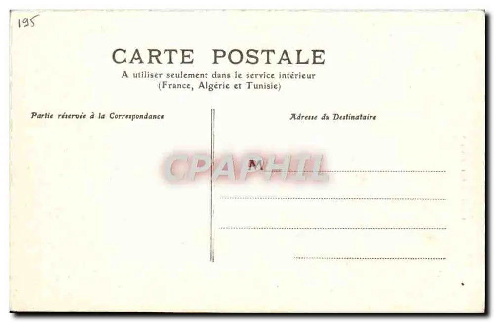 La Villette — Paris sau trận bao vây và Cách mạng Tháng Ba — Anvenfonts, xuất bản bởi Bourges, số 195 - Mặt sau