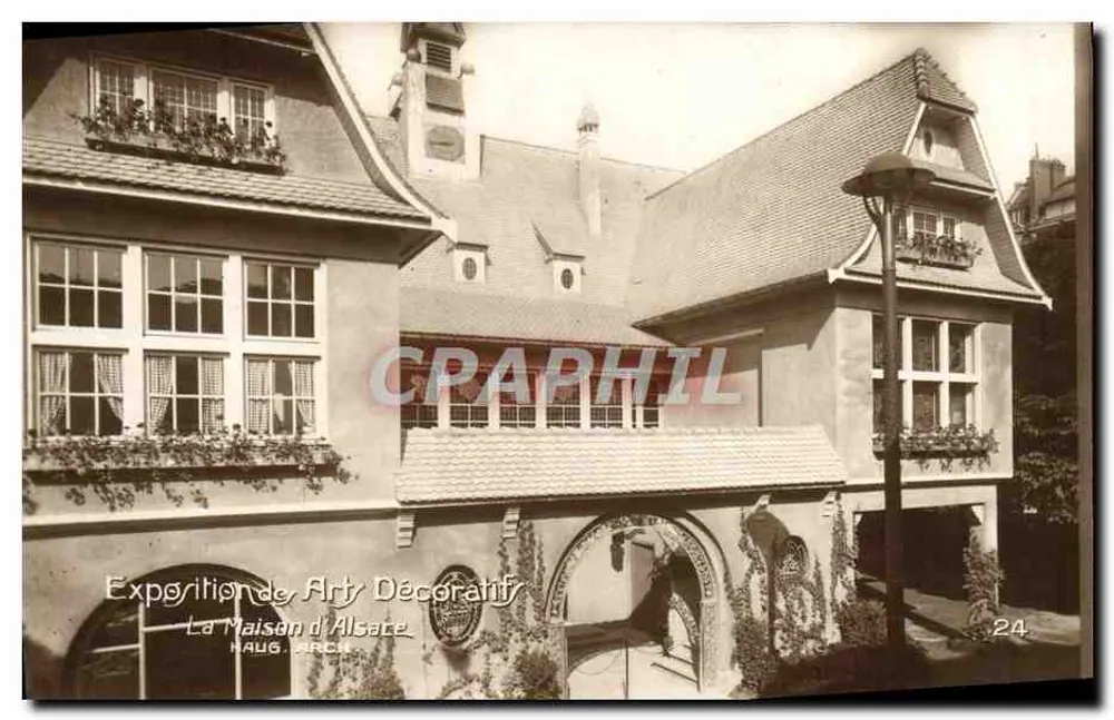 Exposition de Arts Décoratifs — La Maison d'Alsace — HAUG. ARCA — n°24 - Frente