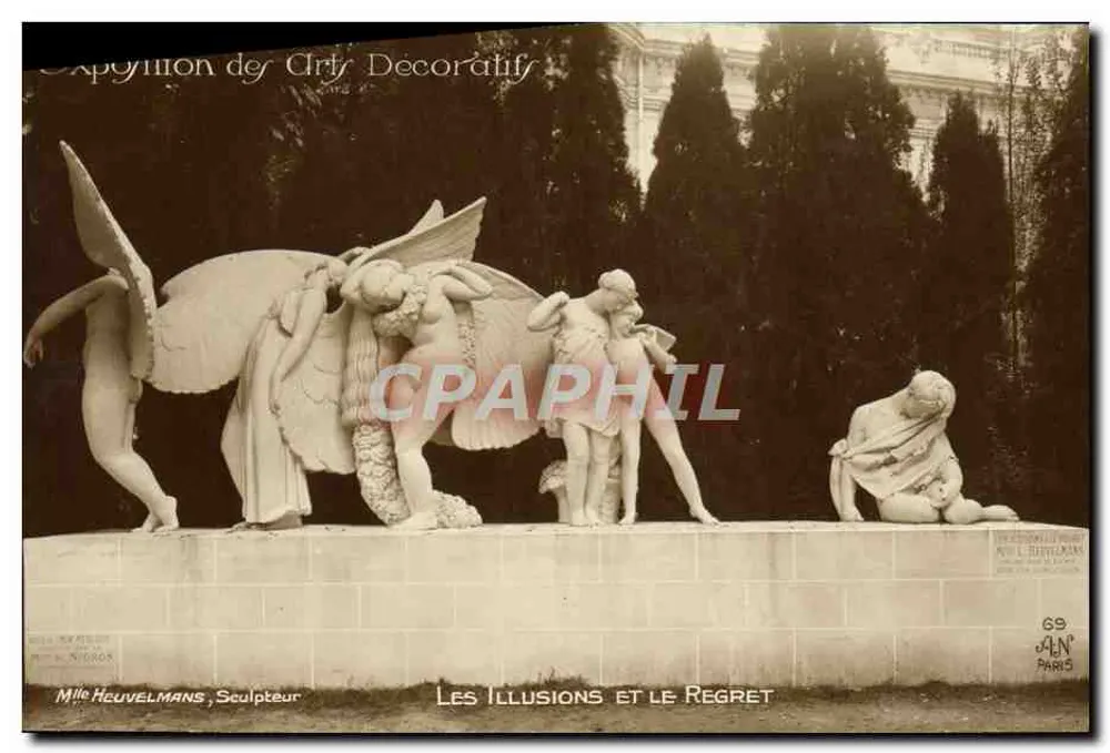 Illusionen und Reue — Ausstellung für Dekorative Kunst 1925 — Paul L. Heuvelmans, Bildhauer - Vorderseite