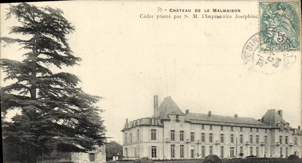 Schloss La Malmaison — Zeder gepflanzt von Ihrer Majestät der Kaiserin Joséphine — Verlag nicht sichtbar, Nr. 35 - Vorderseite