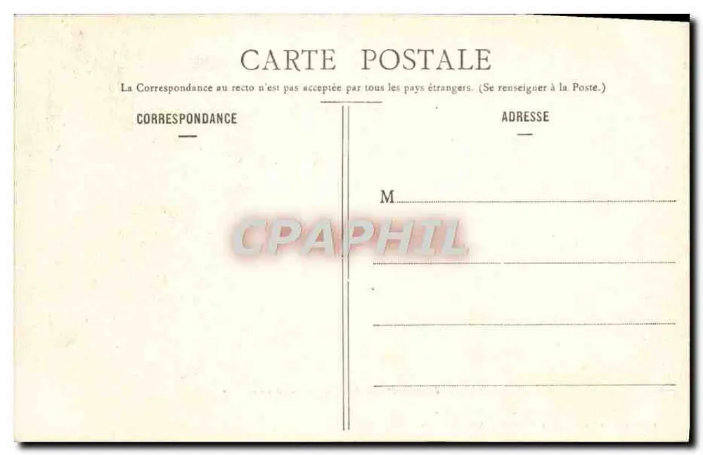Château de Rochefort-en-Yvelines — Ansicht der Cascades — J. Rumeau et ses fils, Fotograf in Rochefort-en-Yvelines (S.-et-O.) - Rückseite