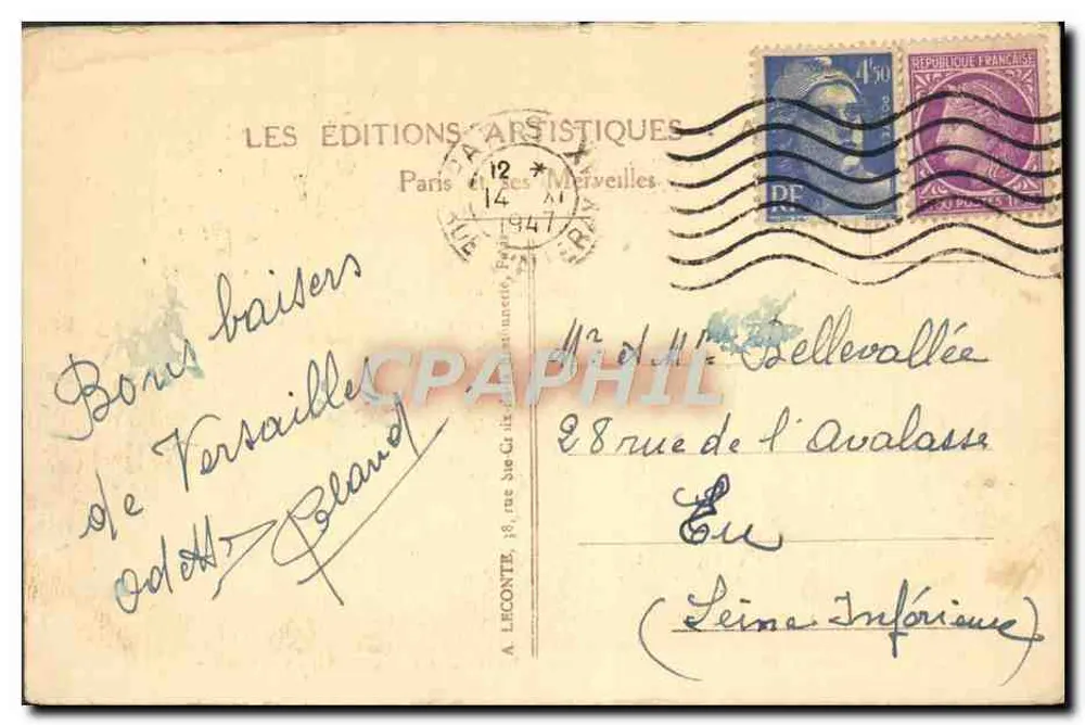 Häuschen der Marie-Antoinette — Le Moulin — Versailles - Rückseite