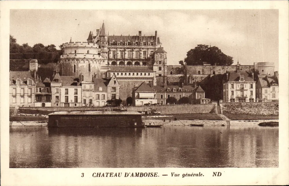 Castelo de Amboise — Vista geral — ND - Frente