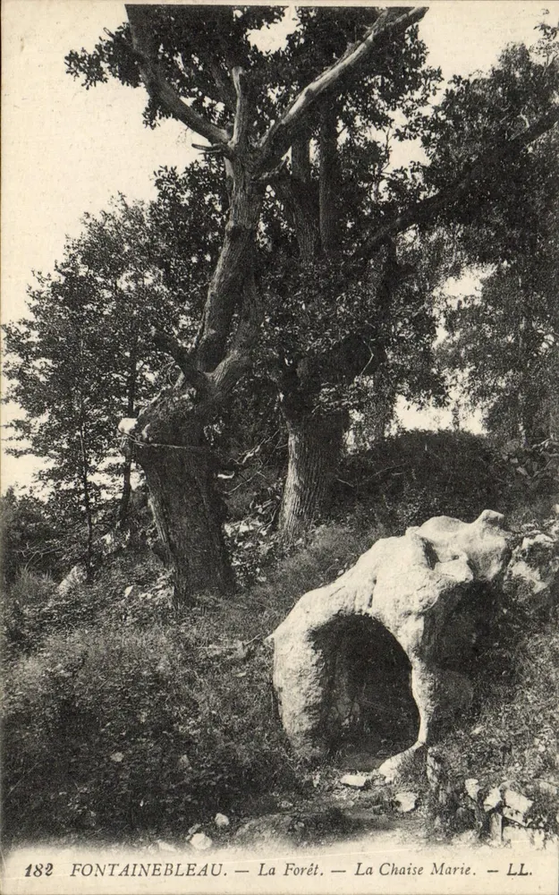 Fontainebleau — Die Forêt — La Chaise Marie — LL — n°182 - Vorderseite