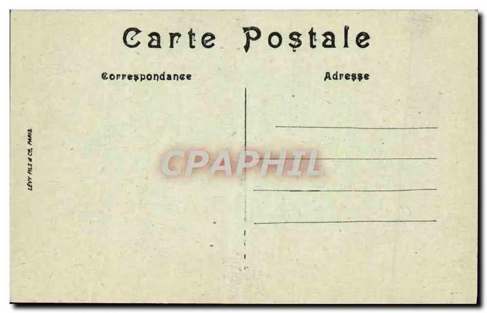 Fontainebleau — Die Forêt — La Chaise Marie — LL — n°182 - Rückseite