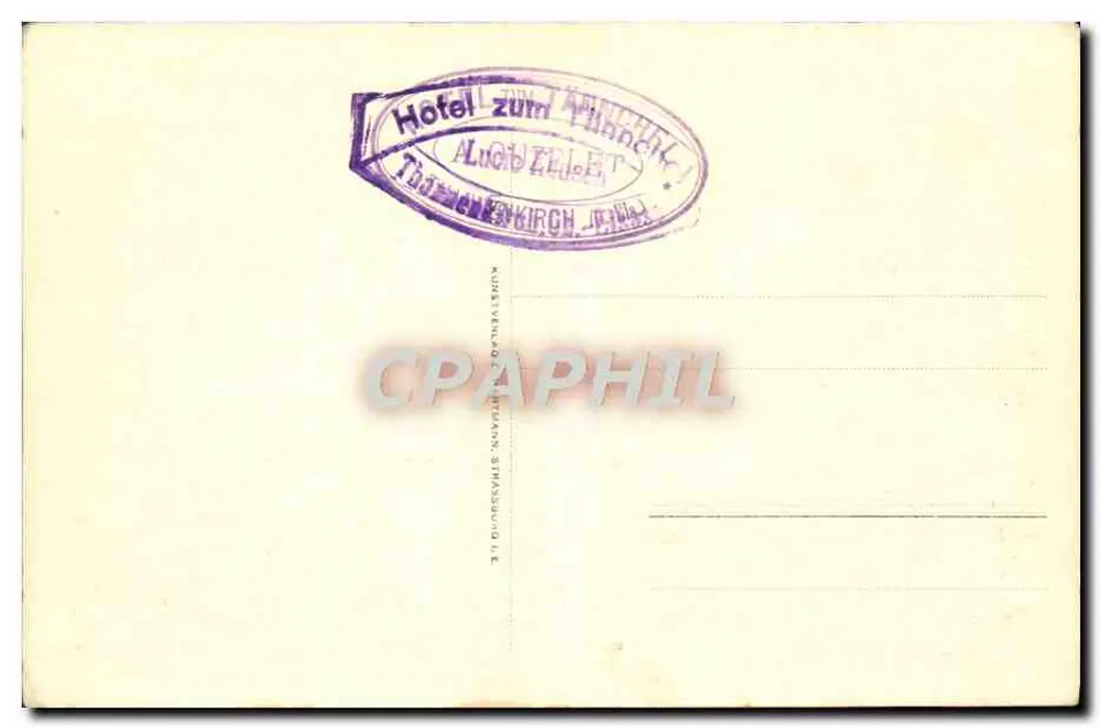 Hohkönigshurg — O Salão dos Cavaleiros — editor não identificado - Verso