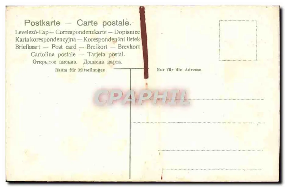 Niños en traje bávaro — E. 182 — Editor no identificado - Reverso