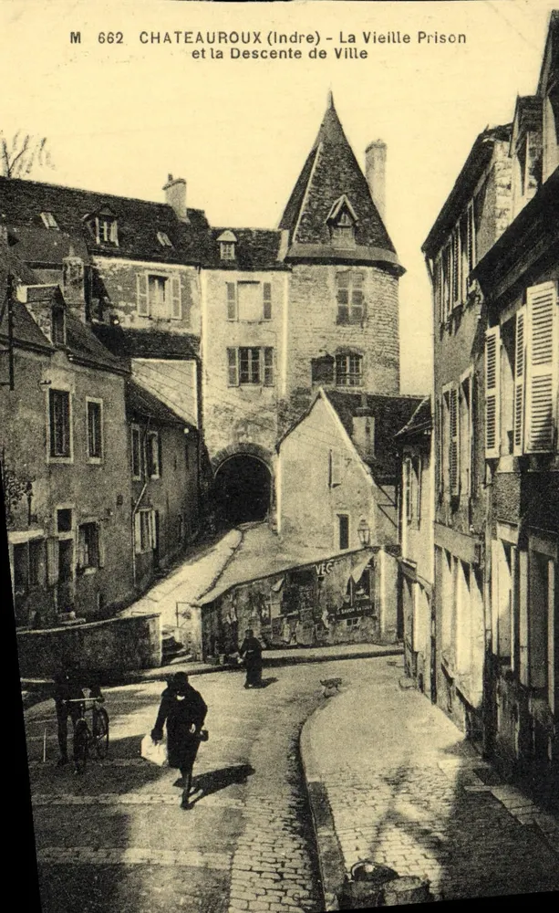 Châteauroux (Indre) — Das alte Gefängnis und die Descente de Ville — M 662 - Vorderseite
