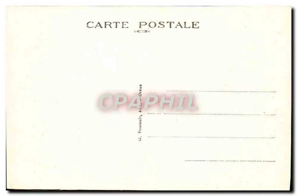 Dreux (E.-et L.) — Capela São Luís — Sepultura da Família de Orleães - Verso