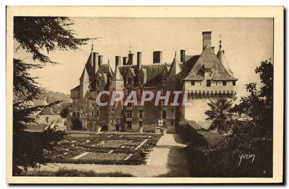 Castelo de Langeais — Castelos da Loire — Edição de Arte YVON - Frente