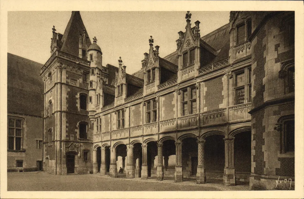 Blois (Loir-et-Cher) — Das Schloss — Innenfassade von Louis XII — Editions d'Art Martel - Vorderseite