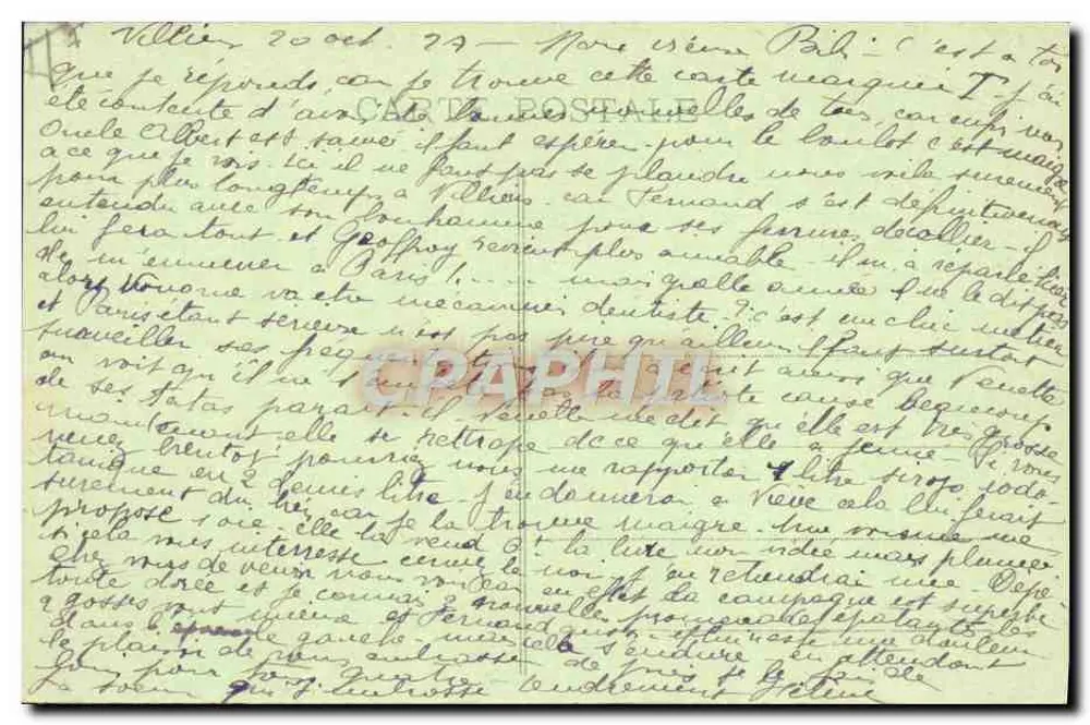 Castelo de Maintenon — Torre de Ângulo (lado Sul) — G. Fonceau, editor, Dreux - Verso