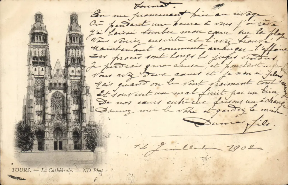 Tours — A Catedral — ND Phot - Frente