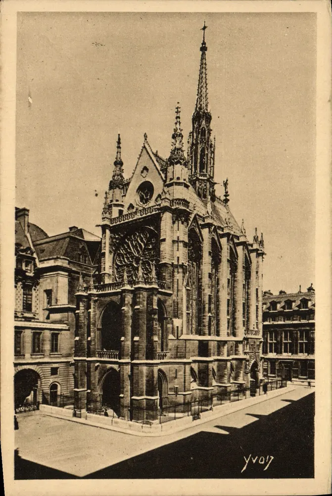 A Santa Capela — Paris — Edição de Arte YVON - Frente