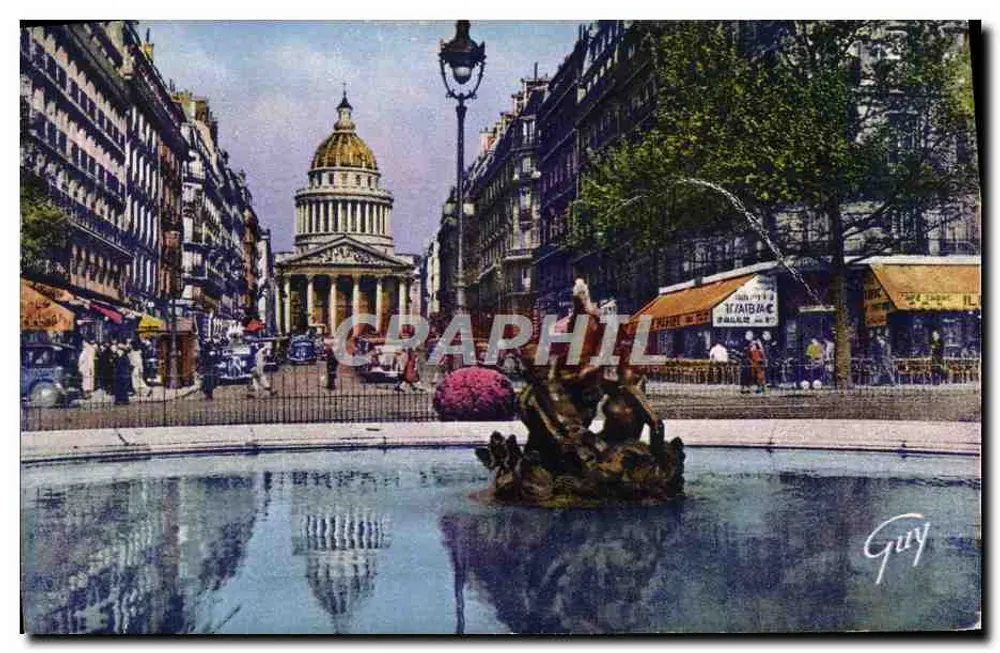 Rue Soufflot und der Panthéon — Paris — Éd. d'Art 'Guy' n° 053 - Vorderseite