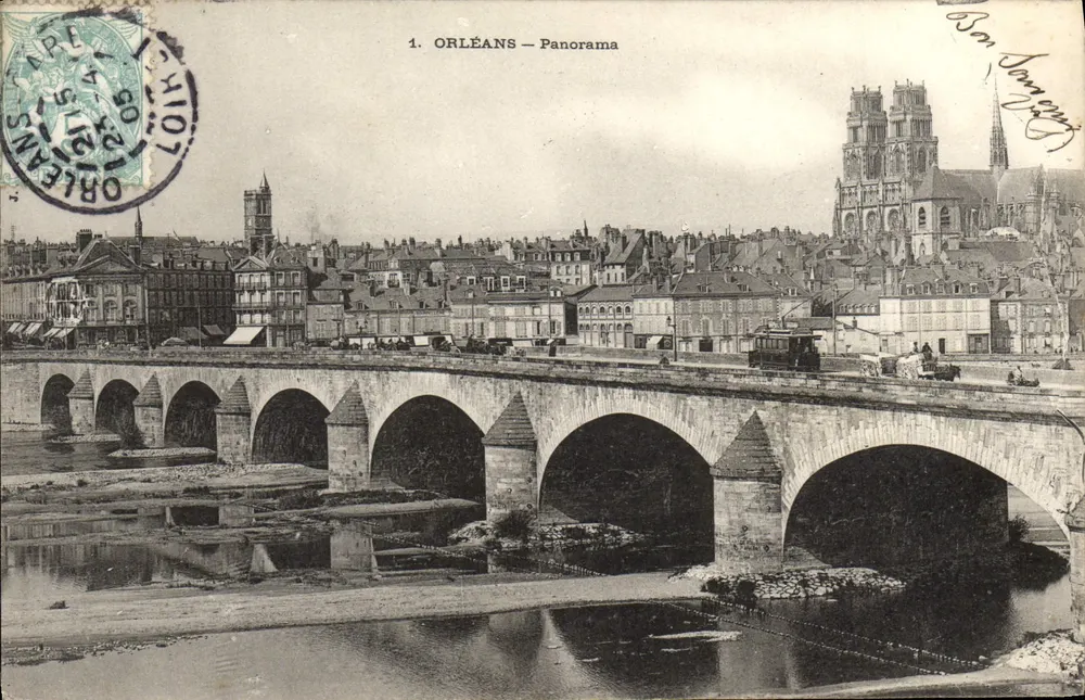 Orléans — Panorama — editor desconhecido, n°1 - Frente
