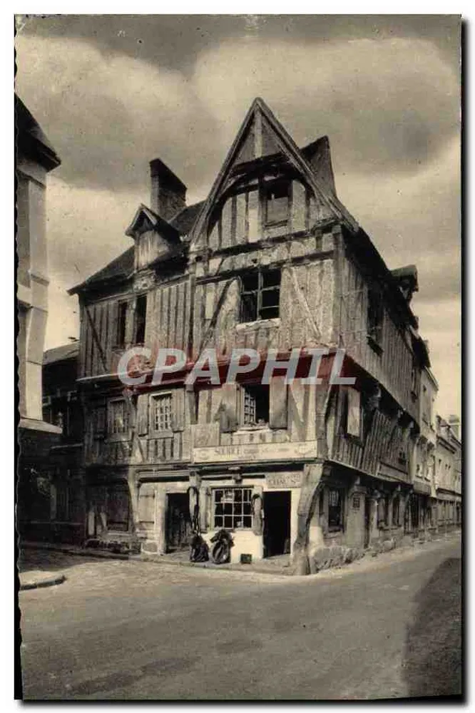Nocent-le-Roi (Loire-et-Loir) — Haus aus dem 17. Jahrhundert, Grande Rue — Edition D. MÉRISSE - Vorderseite
