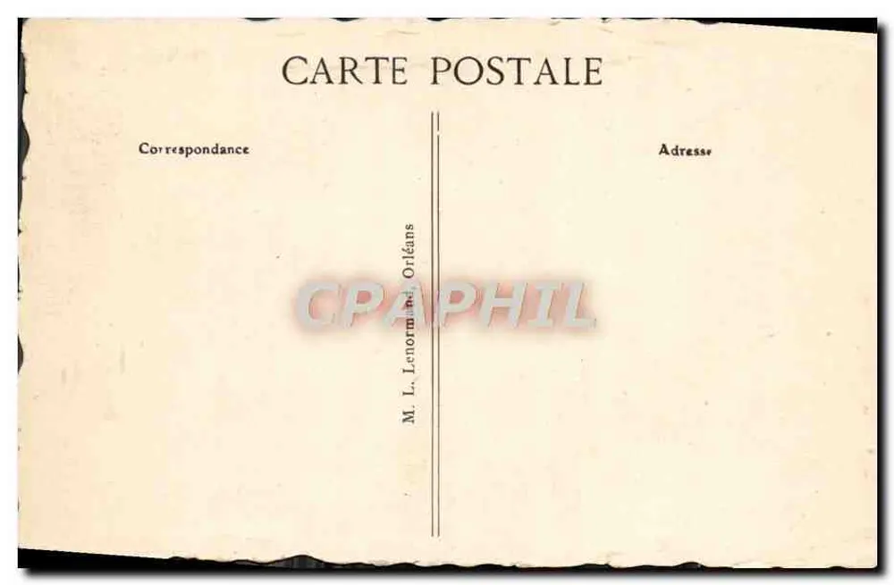 Olivet (Loiret) — Ansicht der Ufer des Loiret, Robinsons Weg — Verlag Orléans - Rückseite