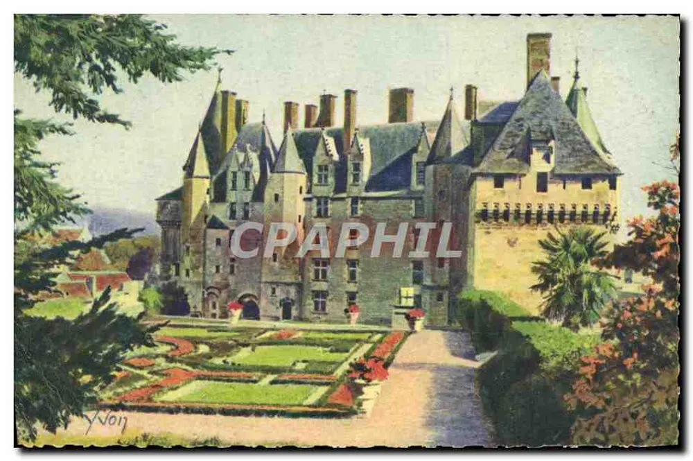 Schloss Langeais — Schlösser der Loire — Éditions d'Art YVON - Vorderseite