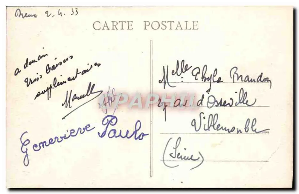 Dreux (E.-et-L.) - Ogłąd ogólny — Foucault, wyd. Dreux - Rewers