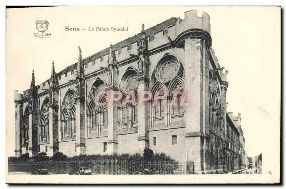 Sens — O Palácio Sinodal — Coleção P. - S. - Frente