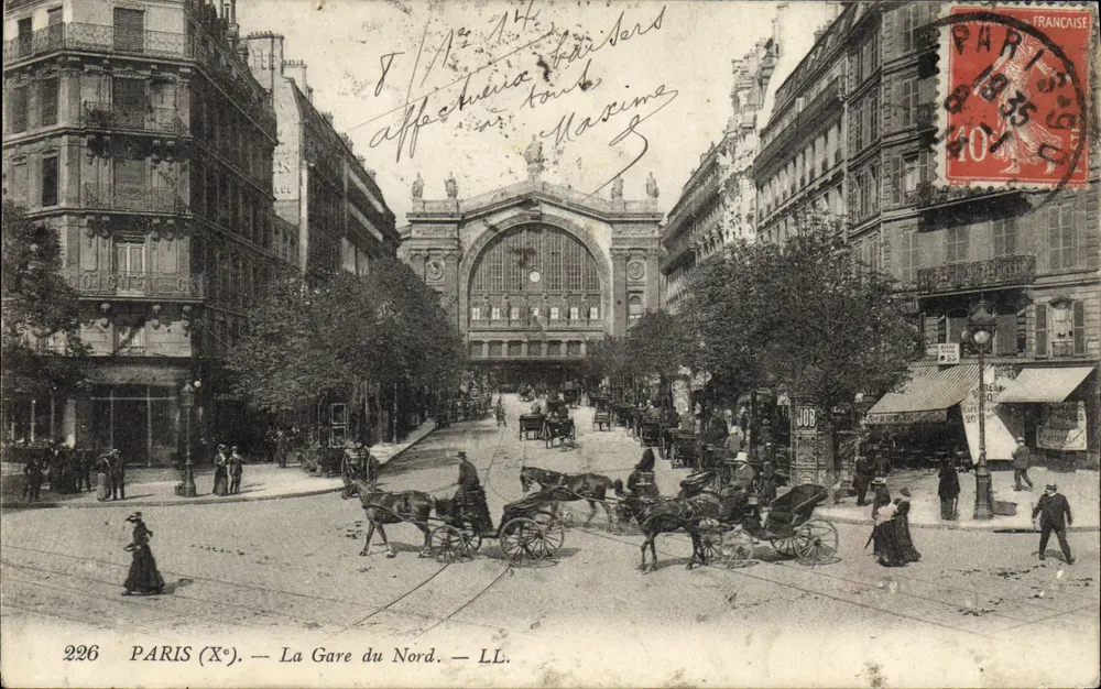 PARIS (X°) — A Estação da Norte — LL. — N° 226 - Frente