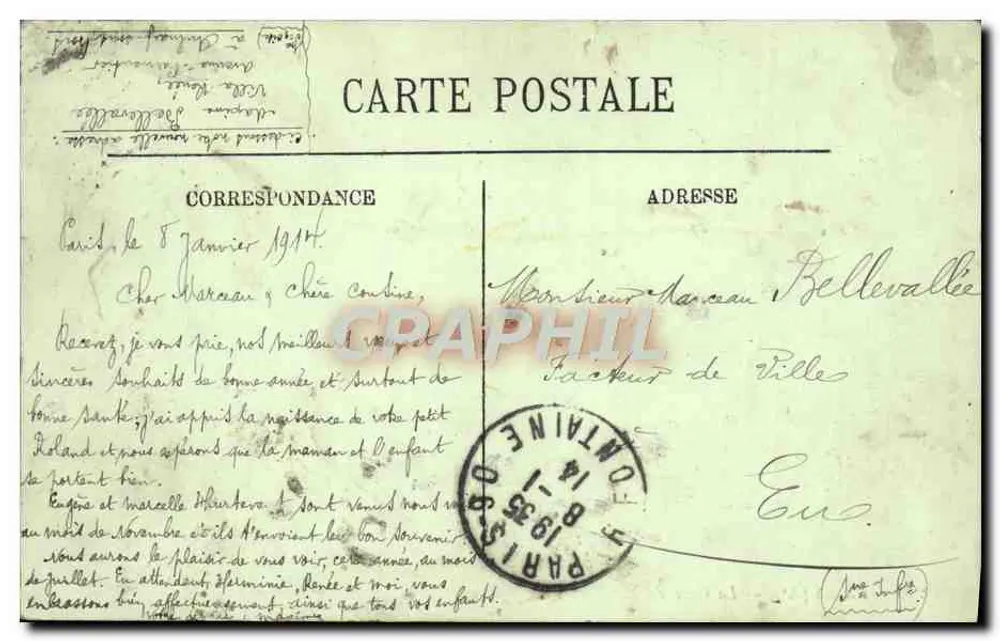 PARIS (X°) — A Estação da Norte — LL. — N° 226 - Verso