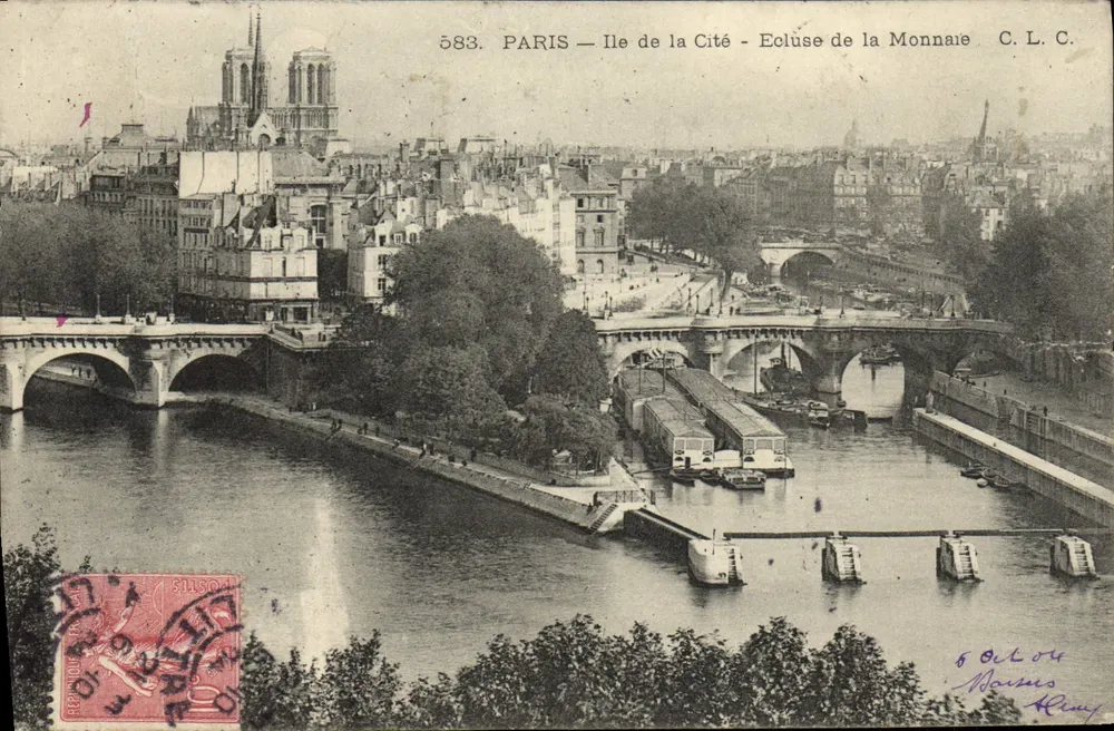 PARIS — Ilha da Cidade — Cadeia da Moeda — C. L. C. — n° 583 - Frente