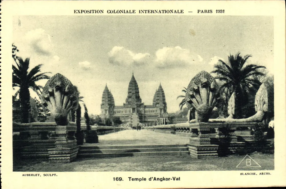 Tempel von Angkor Wat — Internationale Kolonialausstellung — Paris 1931 — Blanche, Archs. - Vorderseite