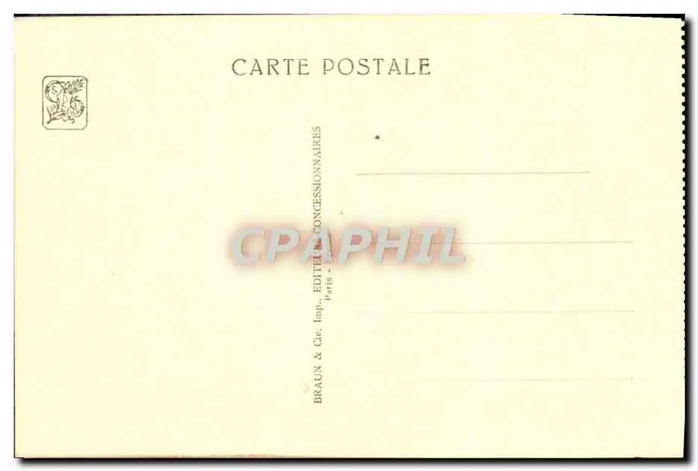 Tempel von Angkor Wat — Große Treppe — Auberlet, Skulpt. — Blanche, Archin. — Internationale Kolonialausstellung — Paris 1931 - Rückseite