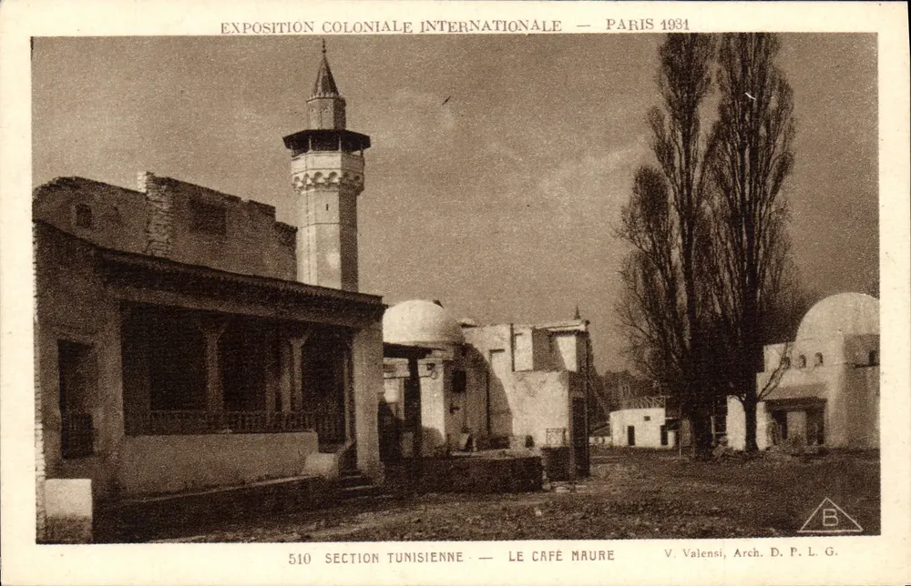 Internationale Kolonialausstellung — Paris 1934 — tunesische Abteilung — Le Café Maure - Vorderseite