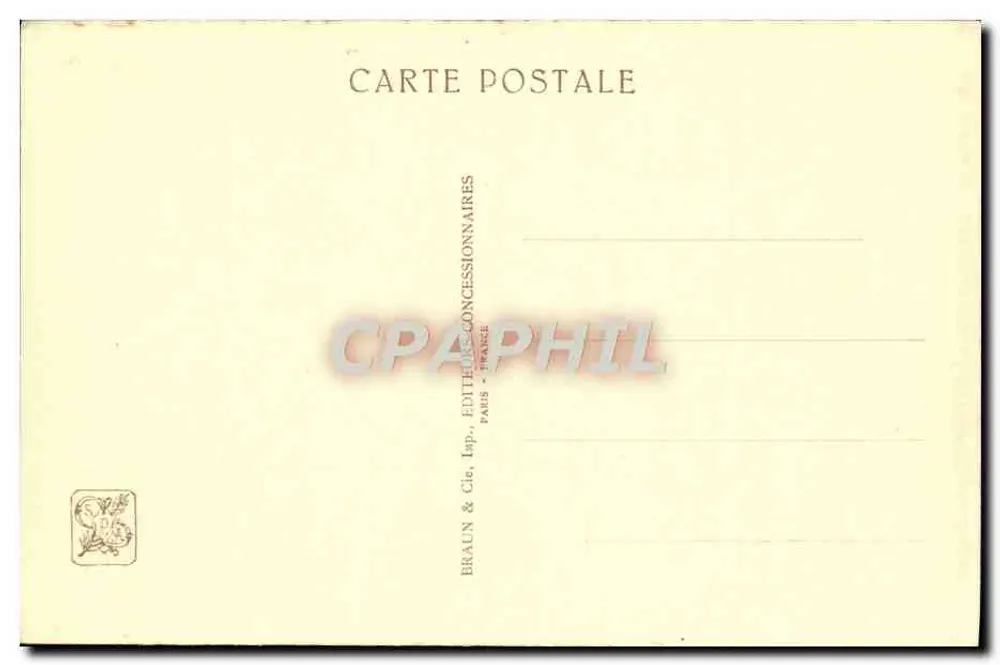 Eingang zum indigenen Dorf — tunesische Abteilung — V. Valensi, Arch. D.P.L.O. - Rückseite