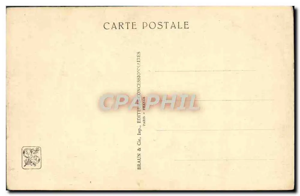 Tunesische Abteilung — Ein Eckchen der Märkte — Internationale Kolonialausstellung Paris 1931 - Rückseite