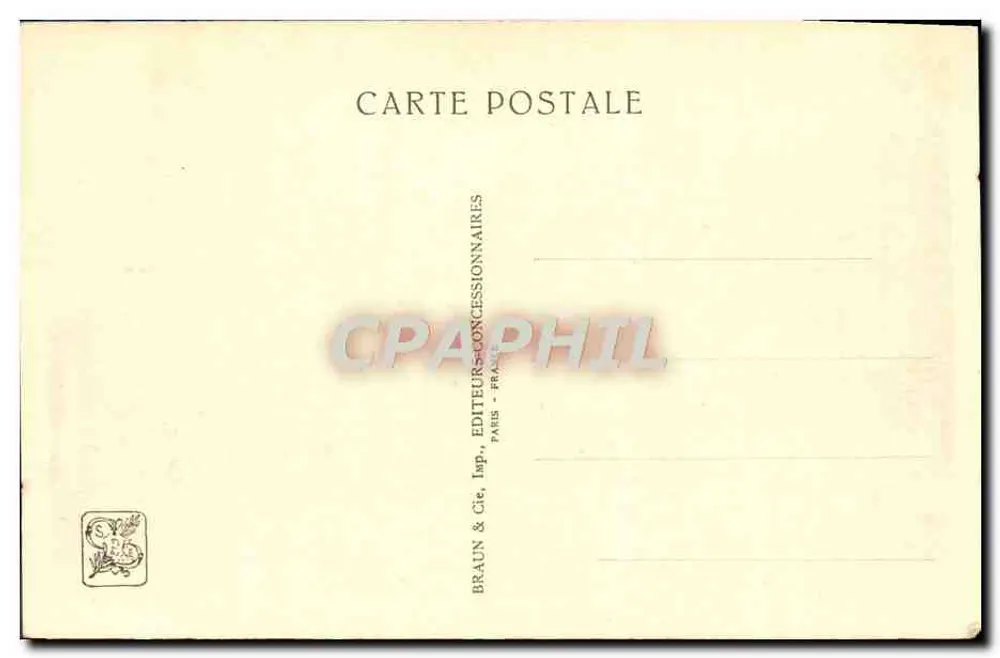 Section de l'Indochine — Laos — Bibliothèque et Pagode — Exposition Coloniale Internationale — Paris 1931 - Rückseite