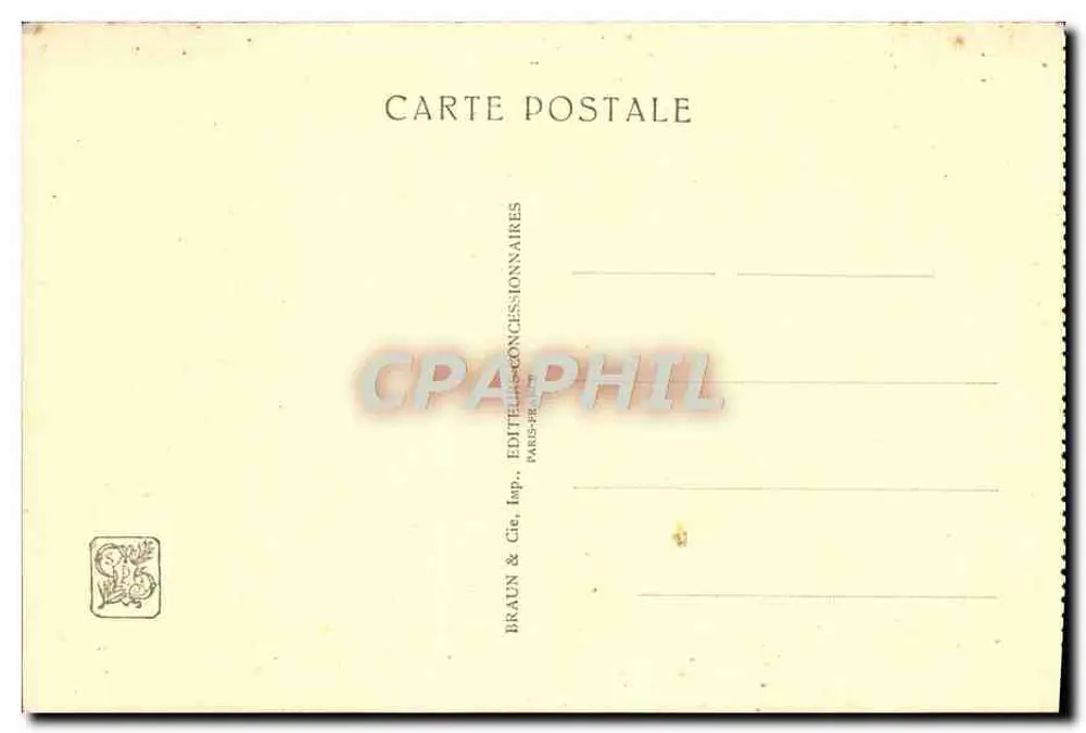 Tempel von Angkor Wat — Basreliefs — Internationale Kolonialausstellung — Paris 1931 - Rückseite