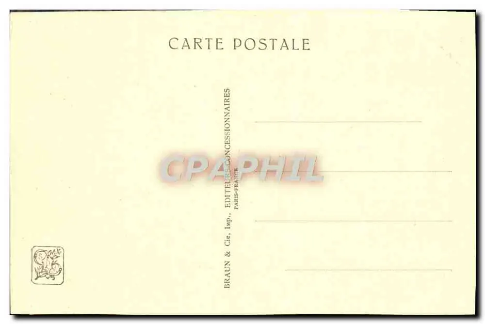 Tempel von Angkor-Vat — Tor — Internationale Kolonialausstellung — Paris 1931 - Rückseite