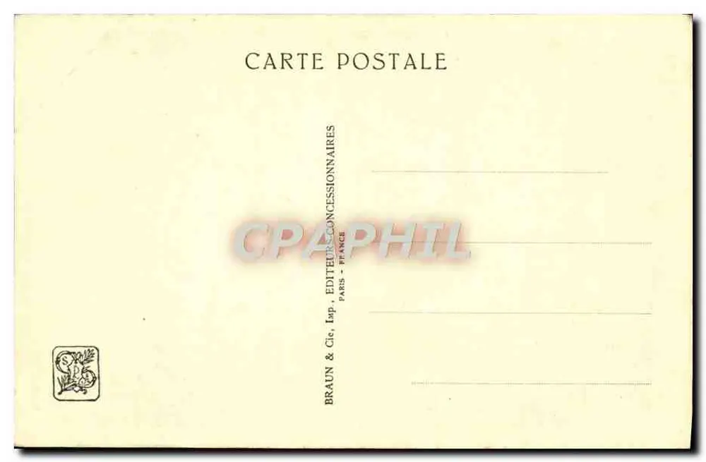 Tempel von Angkor-Vat — Tor — Internationale Kolonialausstellung — Paris 1931 - Rückseite