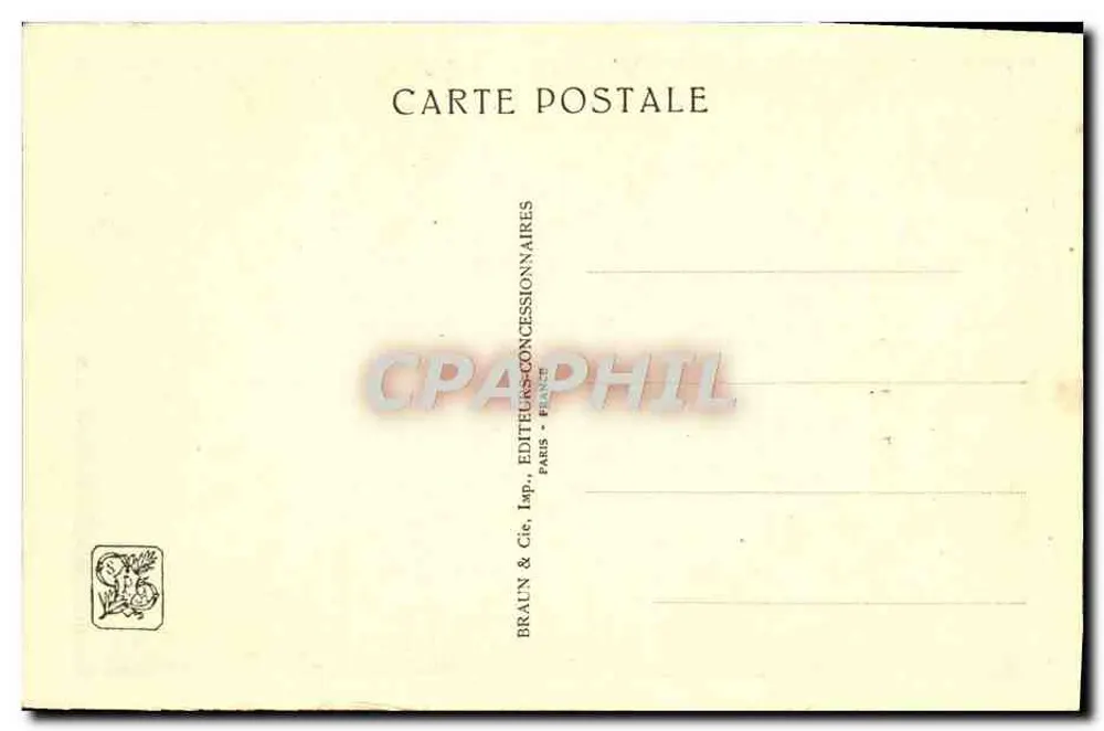 Tempel von Angkor-Vat — Internationale Kolonialausstellung — Paris 1931 - Rückseite
