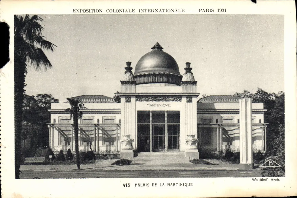 Palast der Martinique — Internationale Kolonialausstellung — Paris 1931 - Vorderseite