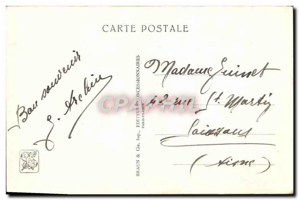 Internationale Kolonialausstellung — Paris 1931 — Die katholischen Missionen — Paul Tournon Arch. - Rückseite