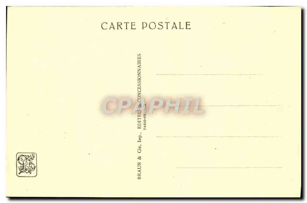 Dragão de Annam — Exposição Colonial Internacional — Paris 1931 — Braun & Cie, Paris - Verso
